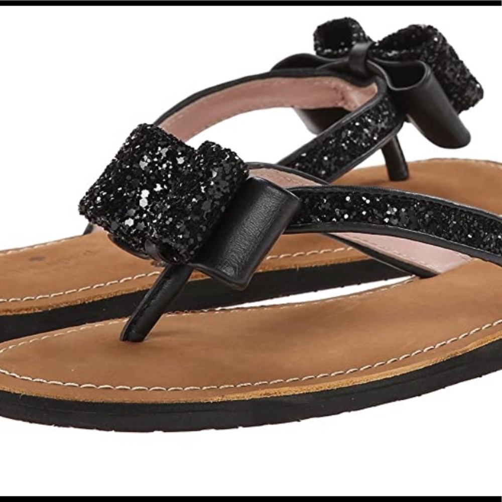 kate spade
icarda glitter bow thong sandal